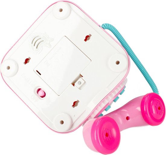 MEGA CREATIVE - Téléphone jouet interactif pour enfant, rose