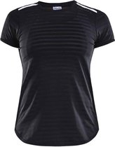 Craft Breakaway Two Shirt Dames - sportshirts - zwart/wit - Vrouwen