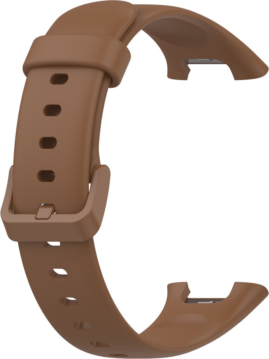KELERINO. Bandje geschikt voor Xiaomi Mi band 7 Pro - Bruin