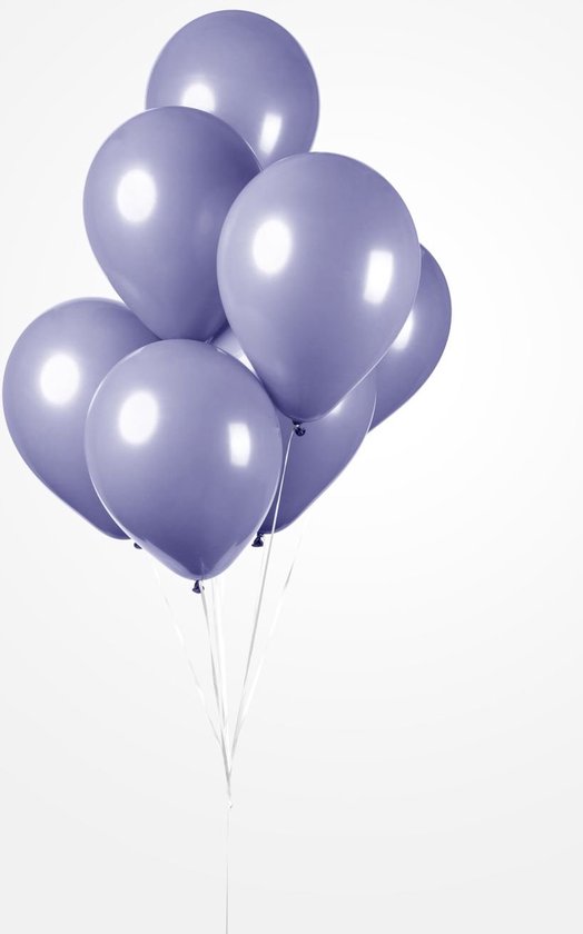 10 Macaron Ballonnen 12″ Lavendel