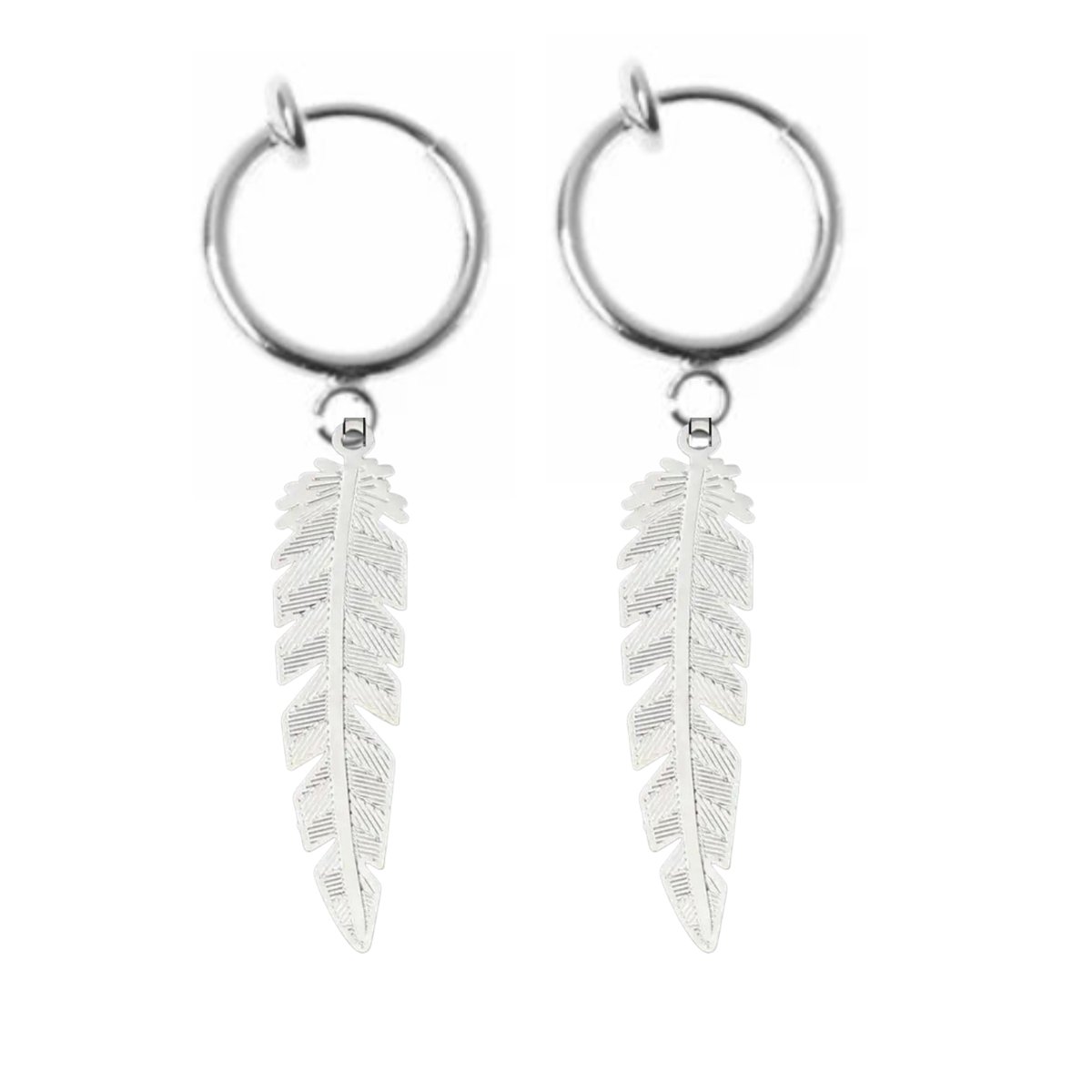 5 Roségoudkleurige ear cuff oorbellen set voor dames - verstelbare oor cuffs zonder