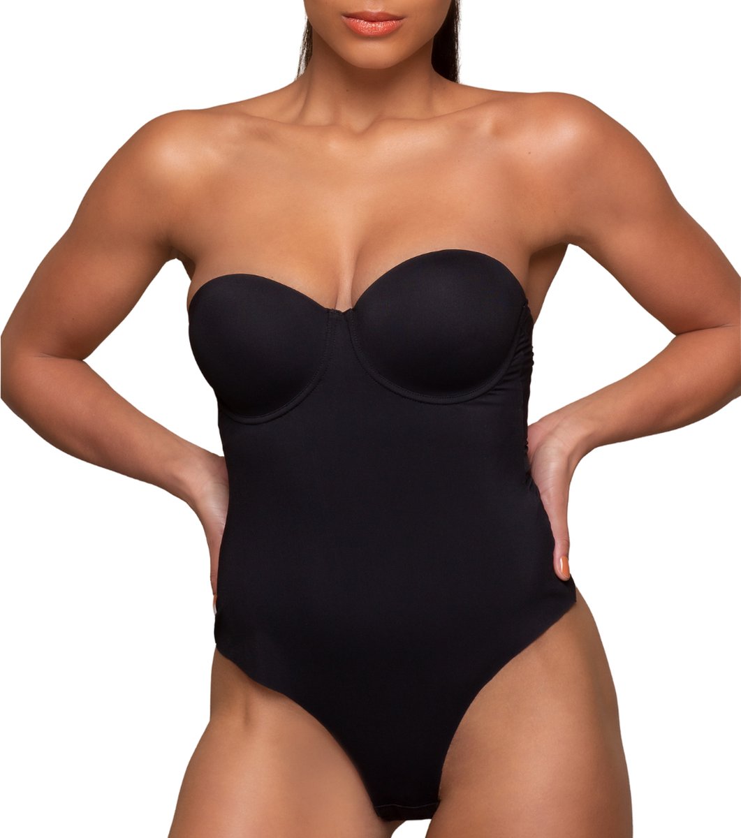 BYE BRA Lage Rug Mid Waist string Beige – Comfortabele BYE BRA Lage Rug Mid Waist string Beige – Comfortabele