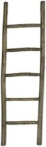 Houten decoratie ladder | Rustiek Bruin | 50x5x175