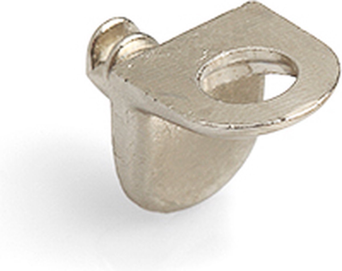 FSW-Products Plankdragers - 8 Stuks - Plankdrager - Plankendrager - Dragers voor in kasten - RVS - Legplankdrager - Schapdrager Zilver