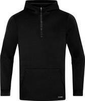 Jako Pro Casual Sweater Met Kap Heren - Zwart | Maat: XXL