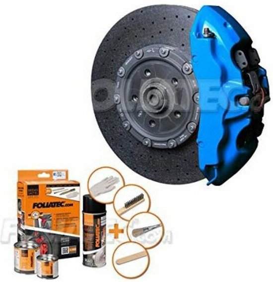 Foliatec Caliper paint set Rs Blue 7-pièces