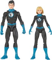 Hasbro Fantastic Four Actiefiguur Franklin Richards and Valeria Richards 15 cm Marvel Legends 2-Pack Multicolours
