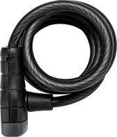 ABUS Booster 6512K/180 Kabelslot Spiraal - Black