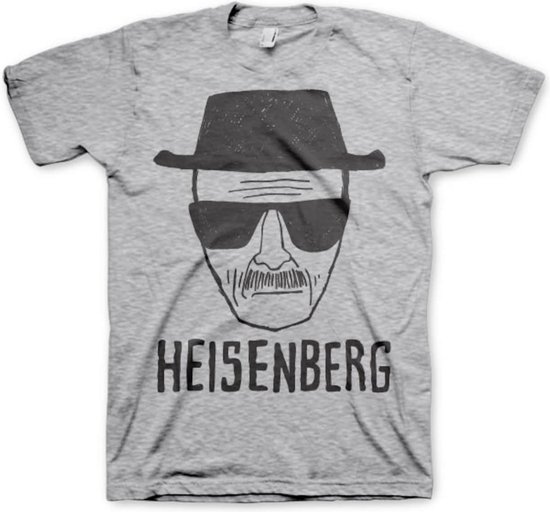 T-shirt Breaking Bad Heisenberg grijs