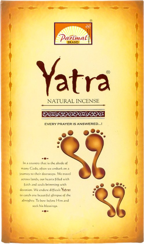 PARIMAL Yatra - Natuurlijke Wierook - Slof / Voordeelbox - 12 pakjes á 17 gram