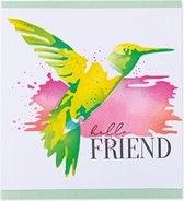 Layered stencils hummingbird - Sizzix