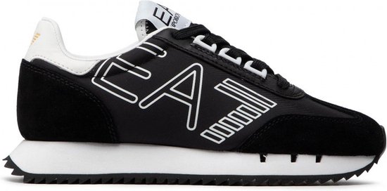 EA7 Black & White Vintage Sneakers Heren