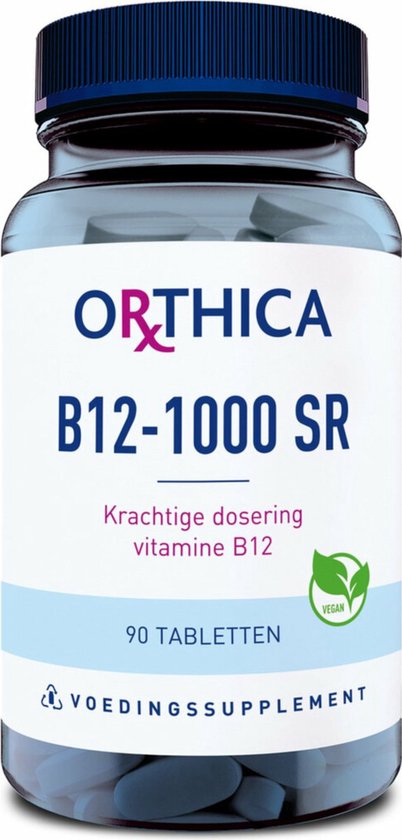 Orthica B12 1000 SR - krachtige dosering vitamine B12 - 90 tabletten
