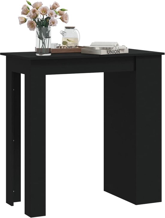 VidaXL Bartafel Met Opbergrek 102x50x103,5 Cm Spaanplaat B 159379025