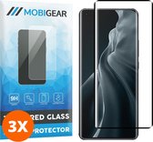 Mobigear Screenprotector geschikt voor Xiaomi Mi 11 Glazen | Mobigear Premium Screenprotector - Case Friendly - Zwart (3-Pack)