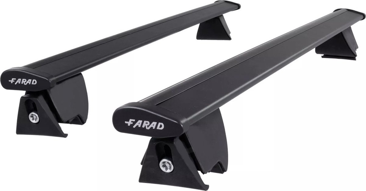 Dakdragers geschikt voor Kia Cee'd 2012 t/m 2018 gesloten dakrailing - Aluminium - Hoog laadvermogen 100kg - Wingbar Zwart - Merk Farad