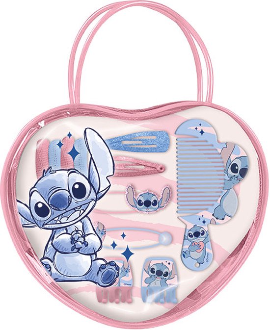 Disney Lilo & Stitch Peigne à cheveux avec accessoires dans un sac cadeau  pour les filles