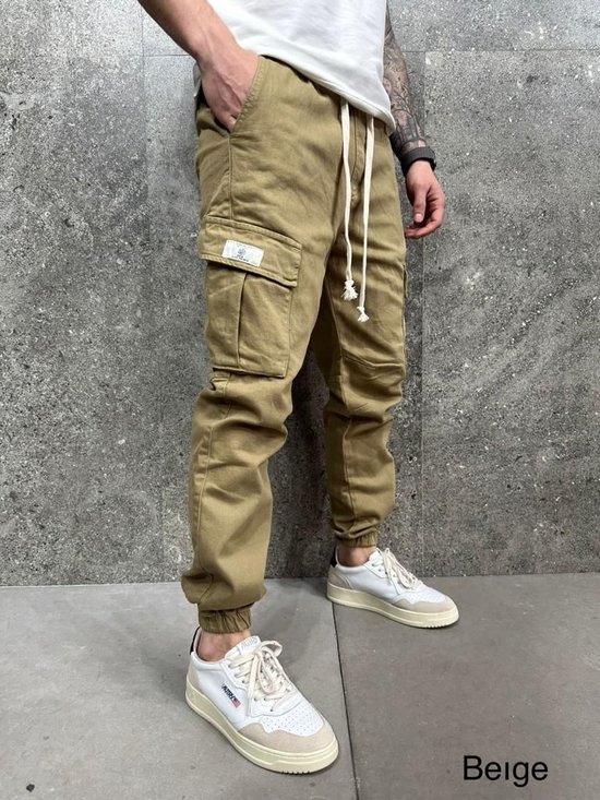 Cargobroeken Streetwear Zakken Jongens Mannen Jogger Broek Hip Hop Joggingbroek. bol