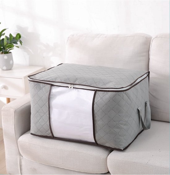 Fixwal 6 stuks doorzichtige deken opbergzakken met rits, plastic opbergzakken voor kast kleding dekbed speelgoed truien beddengoed, lakens organisatoren (35 l, 9,5 gallons Fixwal 6 stuks doorzichtige deken opbergzakken met rits, plastic opbergzakken voor kast kleding dekbed speelgoed truien beddengoed, lakens organisatoren (35 l, 9,5 gallons