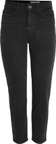 Noisy may Jeans Nmmoni Hw Straight Ank Black Jeans 27021112 Black Denim Dames Maat - W27 X L30