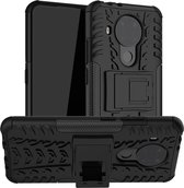 Coverup Rugged Kickstand Back Cover - Geschikt voor Nokia 5.4 Hoesje - Zwart