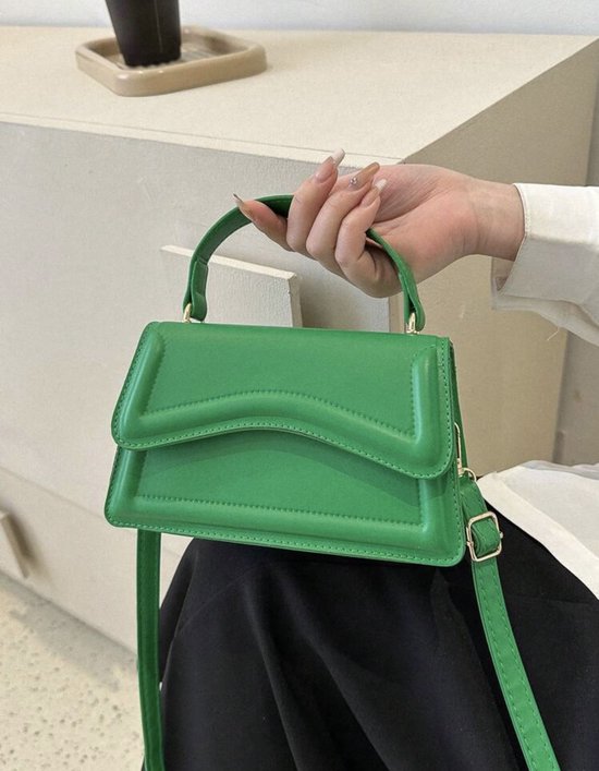 TTSAM Leren schoudertas voor dames, moderne tas met brede schouderriem, borsttas, crossbag voor dames, handtas met brede riem, kleine crossbody tas of heuptas, Green#2, 23CM*14CM*7CM TTSAM Leren schoudertas voor dames, moderne tas met brede schouderriem, borsttas, crossbag voor dames, handtas met brede riem, kleine crossbody tas of heuptas, Green#2, 23CM*14CM*7CM