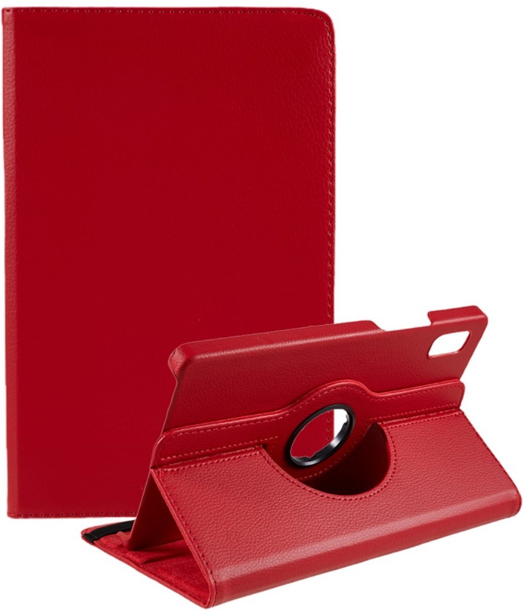 Tablethoes geschikt voor Lenovo Tab M9 Hoesje - 360° Rotating Book Case - Rood