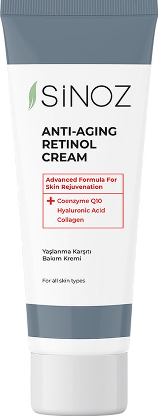 SiNOZ Anti Aging Creme - Retinol Hyaluronzuur Dagcrème - 50 ml