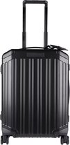 Piquadro Alu Slim Trolley Cabine 4 Roues Aluminium Noir