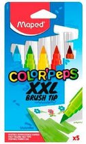 Markeerstiften Maped Color' Peps Jumbo XXL Multicolour 5 Onderdelen (6 Onderdelen)