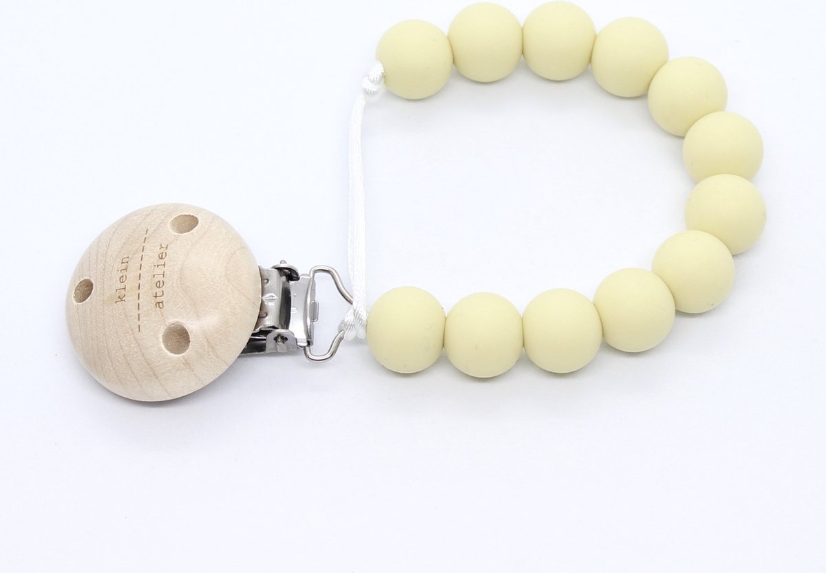 Goedkoopste Fopspeenketting uni-color vanille