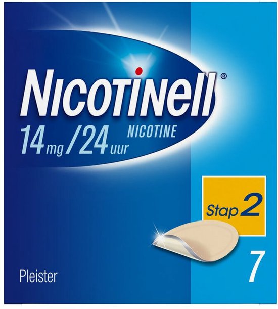 Nicotinell Nicotinepleisters 14mg - 1 x 7 stuks