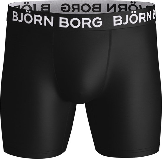Boxer homme Bjorn Borg - Performance - Pack de 5 - Noir - XS - Zwart