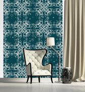 Modern Abstract Pattern Blue Photo Wallcovering