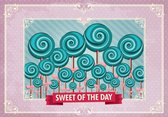 Cupcakes Pink Retro Photo Wallcovering