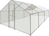 MaxxPet Poulailler - poulailler métal - 3x6x2m