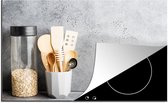 KitchenYeah® Inductie beschermer 81.6x52.7 cm - Keukengerei houder - Pollepel - Hout - Inductie beschermer - Kookplaat - Keuken decoratie - Kookplaataccessoires - Afdekplaat voor kookplaat - Inductiebeschermer - Inductiemat - Inductieplaat mat