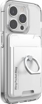 iRing Pocket Mag Phone Holder - Porte-cartes - Universel - Blanc nacré