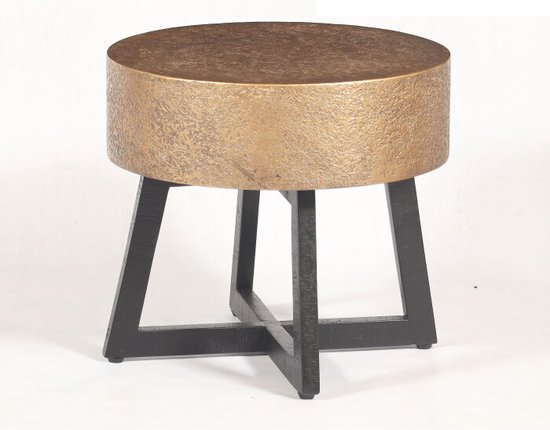 Salontafel liquid Medium metal en houten poten - goud | Moods collection