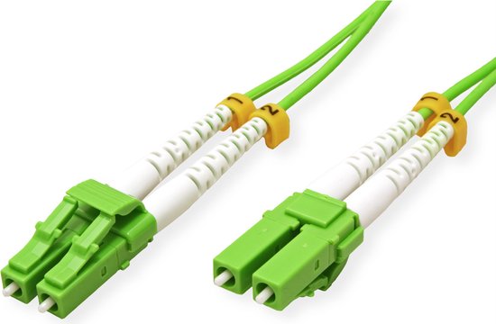 Câble fibre optique ROLINE 50/125µm OM5, LC/LC, LSOH, vert, 7 m