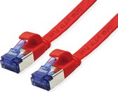 VALUE FTP patchkabel, Cat.6A (Class EA), extra plat, rood, 3 m