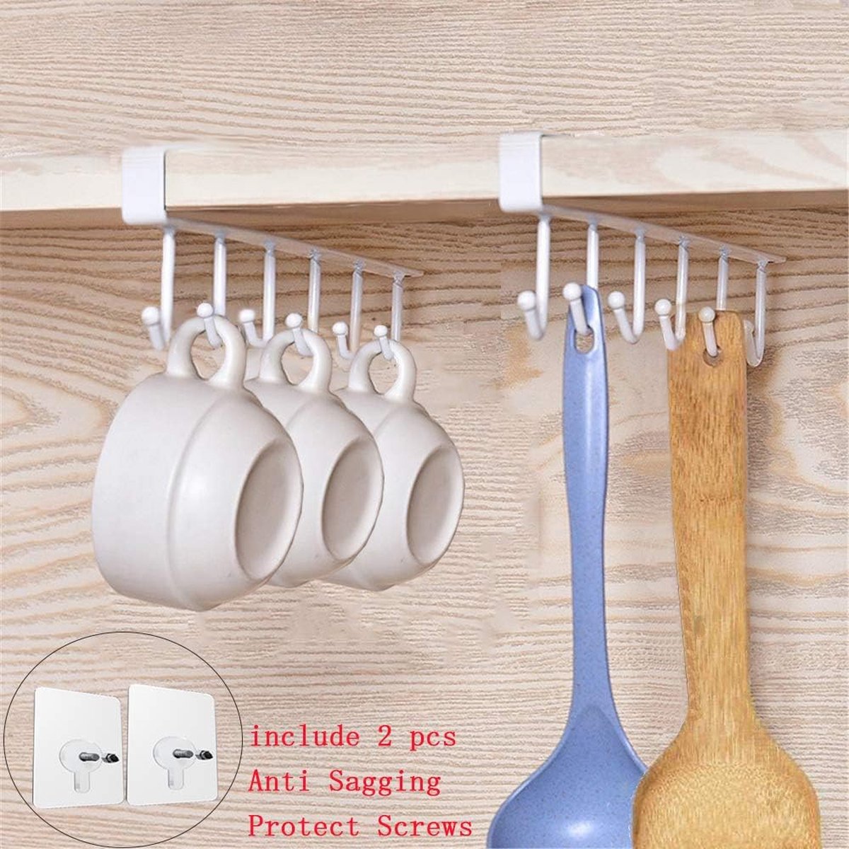 Spurtle Set - 6 Stuks Houten Spurtle Set Spatel Set-Houten Lepels Voor Het Koken