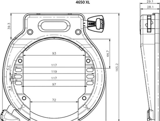 Abus ringslot Amparo 2.0 4650XL - SL86733 van ABUS — afbeelding 4