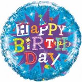 Helium Ballon Gevuld - Happy Birthday - Helium Ballonnen Verjaardag - Ballon Helium Gevuld - Speciaal Gevulde Helium Ballon (versie 34 / 50) - Feestelijk