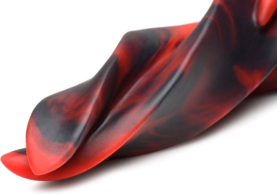 Hell Kiss Twisted Tongues Silicone Dildo -  – XR Brands