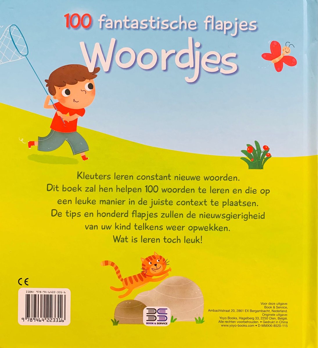100 fantastische flapjes - Woordjes - back cover