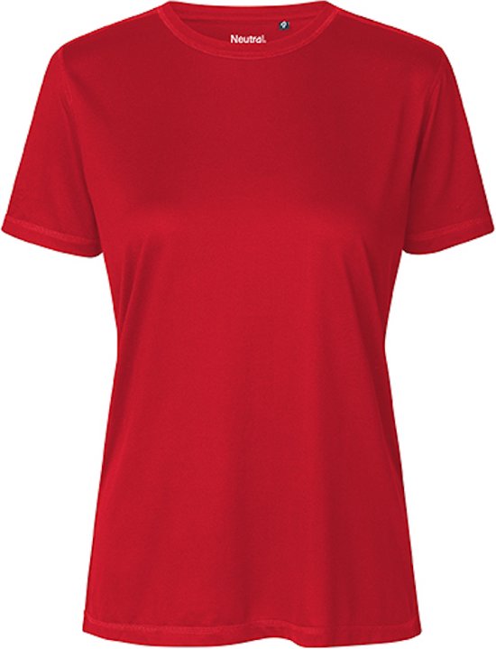 T-shirt sport femme 'Performance' à manches courtes Rouge - XXL