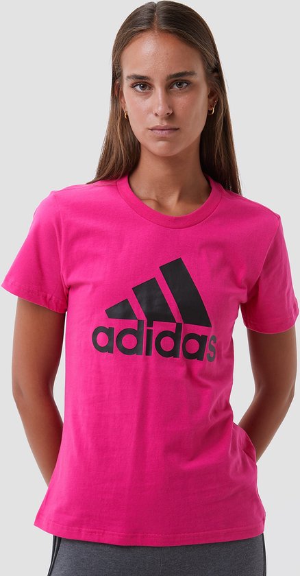 Adidas Loungewear Essentials Logo Shirt Roze Dames - Maat S | bol.com