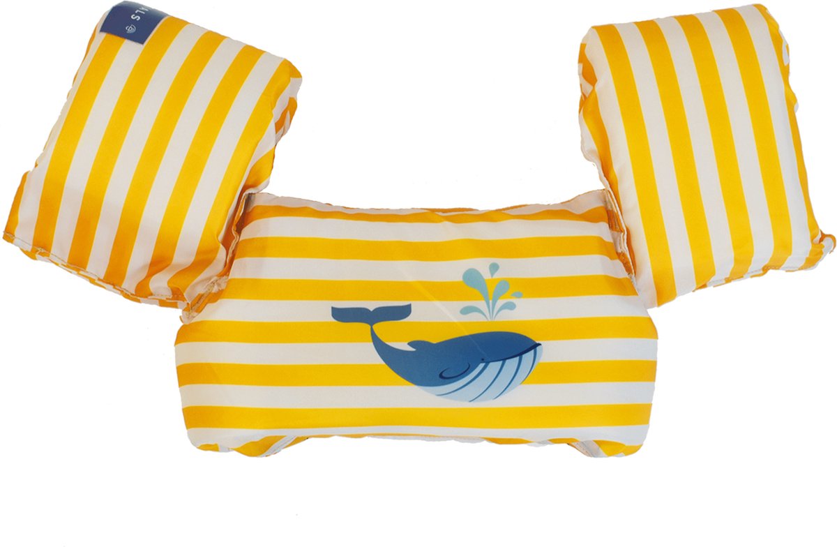 Swim Essentials Puddle Jumper - Geel/Wit - Whaley - 2/6 Jaar — afbeelding 15