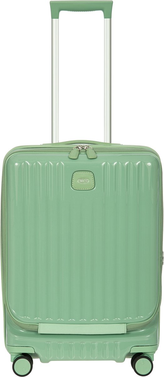 BRIC'S met laptopvak Positano Trolley Sage Green Groene 50cm